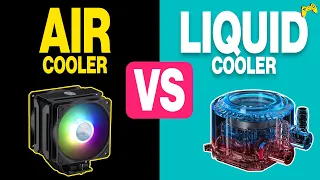 air cooler vs liquid cooler pc edition