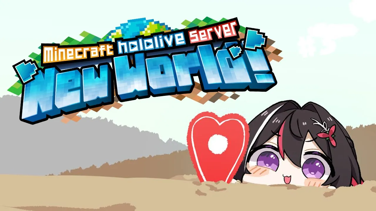 【Minecraft】新ホロ鯖でぺこミッド完成のお手伝い！ロスしたエリトラを取りにいく！【ホロライブ / AZKi】