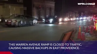 NOW Emergency bridge closure causes traffic backups in East Providence