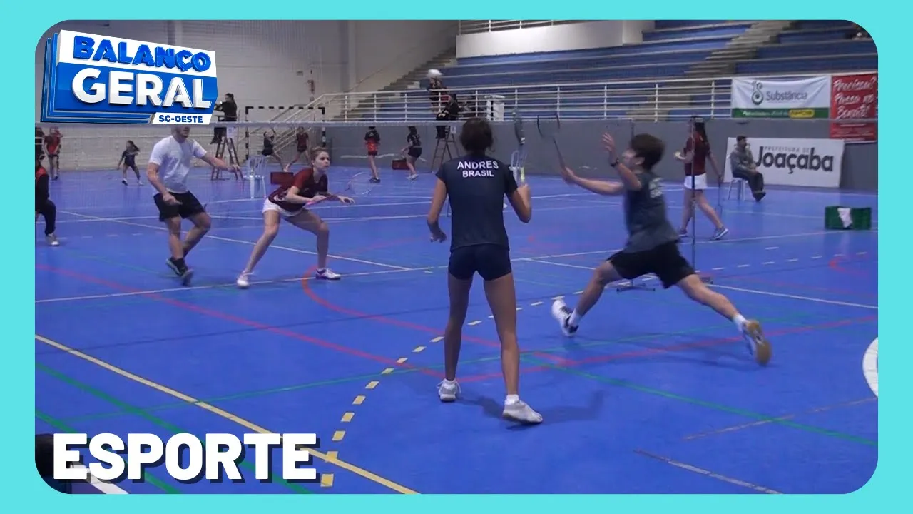 Joaçaba recebeu mais de 200 atletas para o Campeonato Catarinense de Badminton