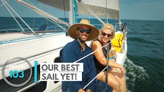 Our Best Sail Yet – Deltaville (Ep103)   |  ⛵ The Foster Journey