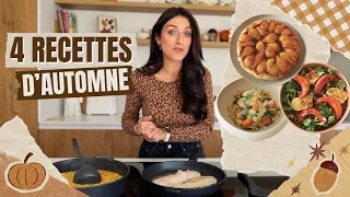 Mes recettes gourmandes et réconfortantes pour l'automne