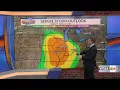 Pleasant Sunday ahead but severe weather could impact the area Monday