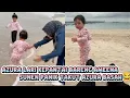 Download Lagu AZURA LARI KE PANTAI BARENG AMEENA SUNEN PANIK TAKUT AZURA BASAH😂