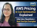 AWS Pricing Cost Optimization Explained Interview Questions Real DevOps Examples