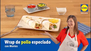 Wraps de pollo especiado 🌯 | Recetas con pollo | La Cocina de Lidl