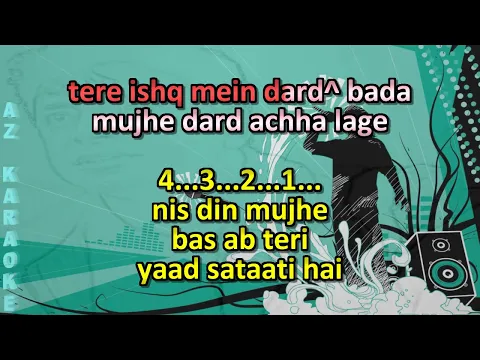 Download MP3 Tera Ishq Bada Teekha Karaoke with Scrolling Lyrics