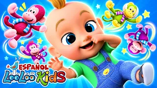 🐵 Cinco Monitos y La Vaca Lola 🐮 | 1 Hora de Canciones Infantiles en Español
