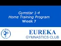 Gymstar Level 1-4 Home Training Program Week 7