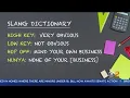 Teacher Creates Slang Handbook