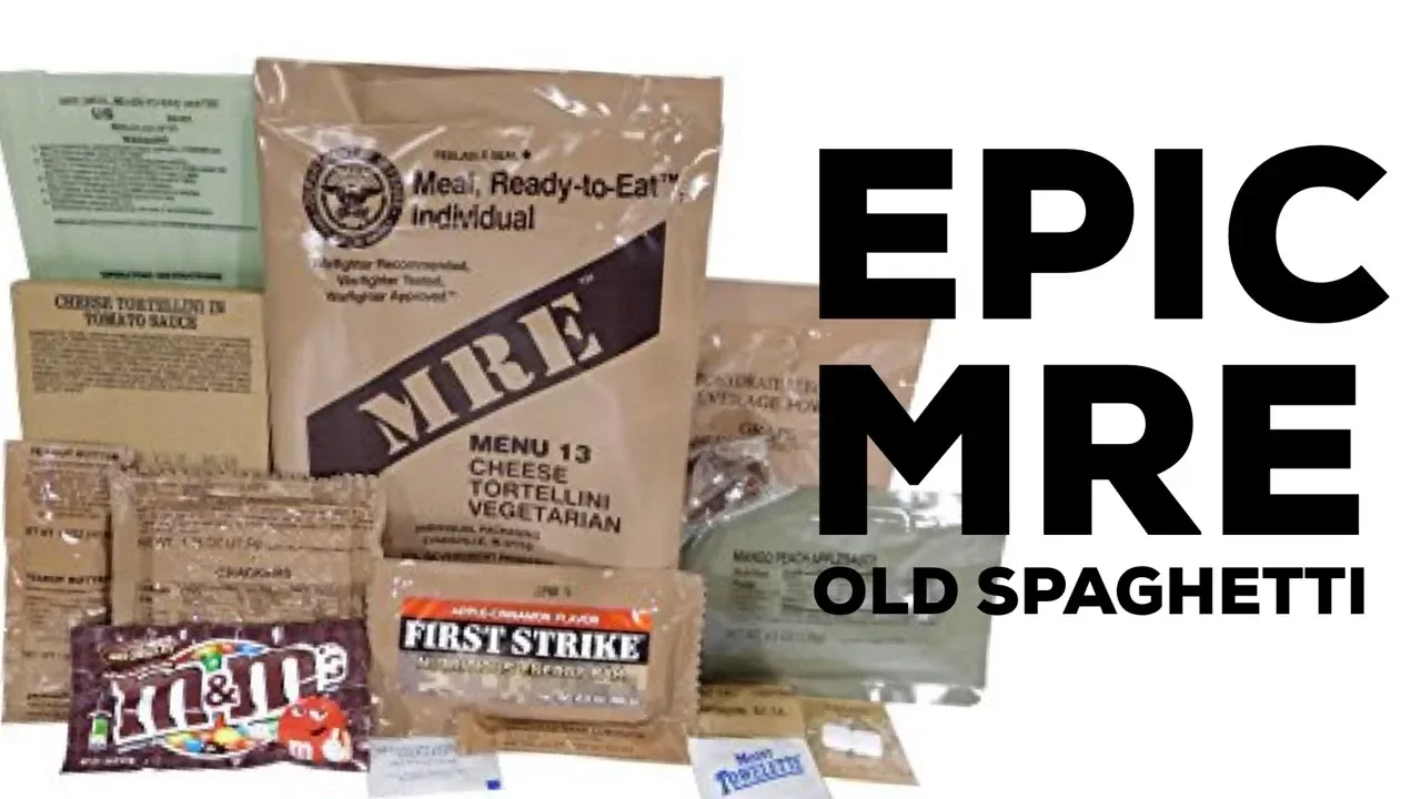 TASTING SPAGHETTI MRE [US MILITARY]