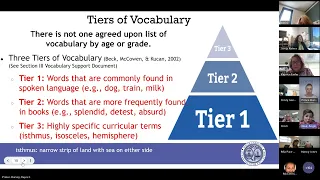 Vocabulary Instruction Webinar