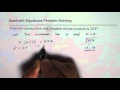 Product of two odd integers is 323 Quadratic Application