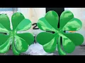 Stainless Steel Four Leaf Clover Sculpture Modern Garden Art Decor leaf clover sculpture