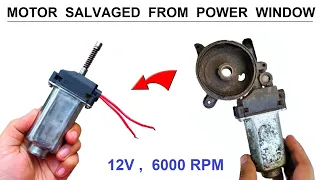 Download Do Not Throw Away your Car Power Window Motor - 12v 10 Amps DC Motor Salvage DIY MP3