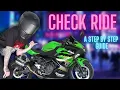 Motorcycle CHECK RIDE A step by step guide