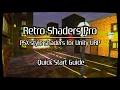 Retro Shaders Pro for Unity URP Quick Start Guide