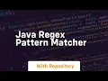 java regex pattern matcher