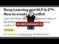 Deep Learning and NLP A-Z How to create a ChatBot