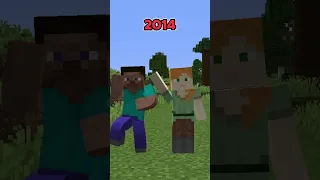 Minecraft New Vs Old NOSTALGIA Shorts Minecraft 