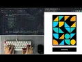 ASMR Programming - Geometric Art Generator