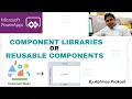 Power Apps Component Library Reusable Components Abhinav Prakash