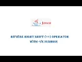 Bitwise Right Shift Operator With Negative Number In JAVA For Beginners