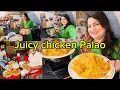 Download Lagu Juicy Chicken Pulao🤤😍Full Recipe 😋Rehan Aur Subhan Bhooky So gaye😑