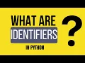Python Identifiers Keywords Data Types Operator Precedence and Type Conversion Explained