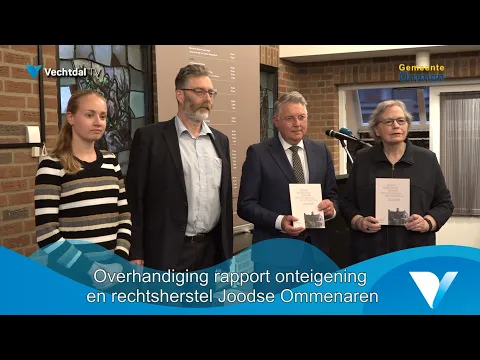 Overhandiging rapport onteigening en rechtsherstel Joodse Ommenaren
