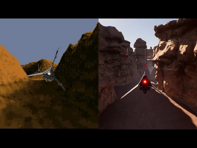 Star Wars: Rebel Assault game remake in Unreal Engine 5 Development Trailer
