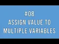 Python Assign Value to Multiple Variables