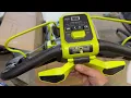 Review and unboxing of Ryobi 21 inch 40V brushless self-propelled multi blade lawnmower