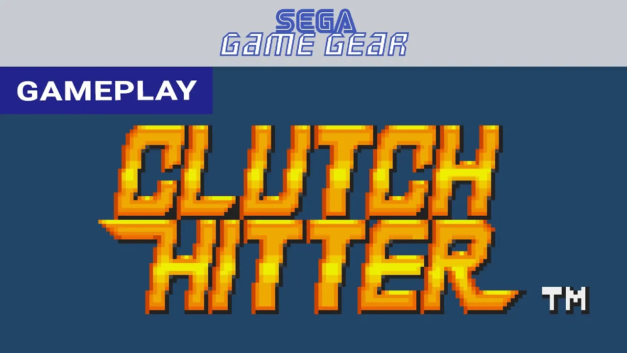 Clutch Hitter (Game Gear) - Gameplay Clip [HD] | RetroGameUp