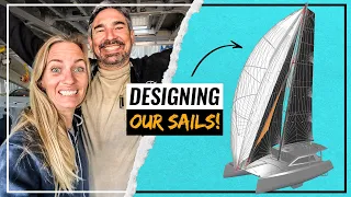 Designing Sails for Our CUSTOM Catamaran!