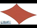 AsterOutdoor Sun Shade Sail Rectangle 6 x 10 UV Block Canopy Review