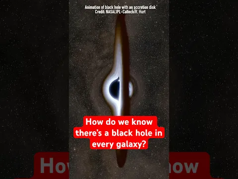 Black hole at the centre of every galaxy? #shorts