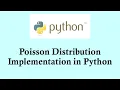 Statistics using Python programming Implementing Poisson distribution with Python
