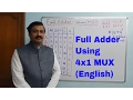 Full adder using 4x1 Multiplexer MUX 2 - Digital Electronics English