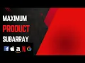 This Trick Simplifies Max Product Subarray LeetCode 152 DP Prefix Logic