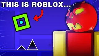 SOMEONE MADE A 1 TO 1 COPY OF GEOMETRY DASH IN ROBLOX