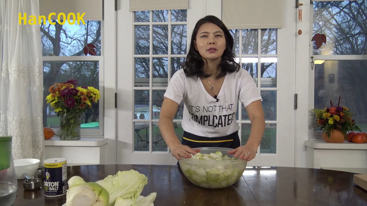 HanCOOK How to make Easy Napa Cabbage Kimchi() Recipe.