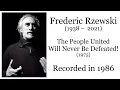 Frederic Rzewski - The People United Will Never Be Defeated! (Rzewski)