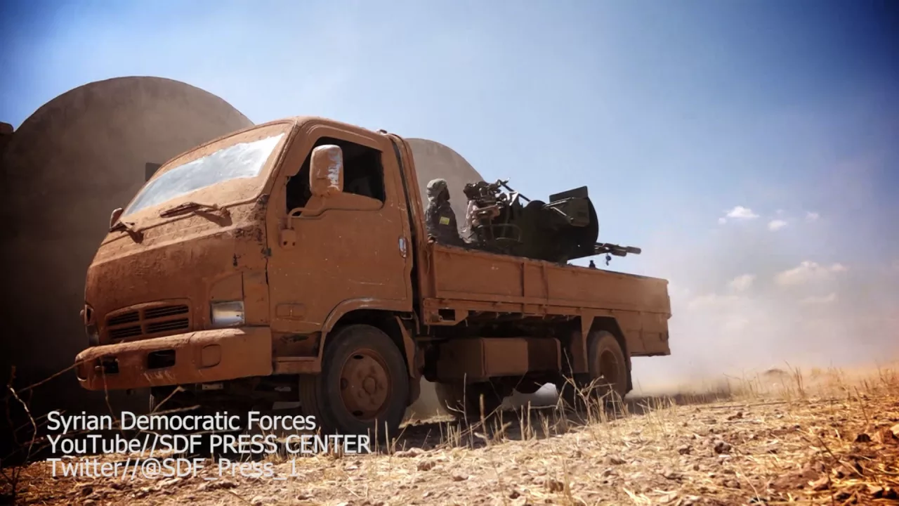 SDF Combat Footage Against ISIS in Manbij