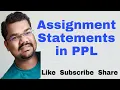 Assignment Statements PPL Sebesta Expressions and Assignment Statements