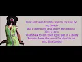 Nicki Minaj - My Chick Bad Verse Lyrics Video