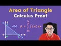 Prove the Area of a Triangle using Integral Calculus