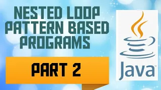 Nested FOR Loop Pattern based programs - Part-2 ICSE Class 9