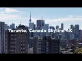 Toronto Canada 4k Skyline Drone