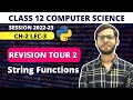 String Functions in Pyhton Class 12 Python Revision Tour 2 Class 12 Computer Science CBSE
